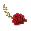 Fuchsia Branch Rose Clip