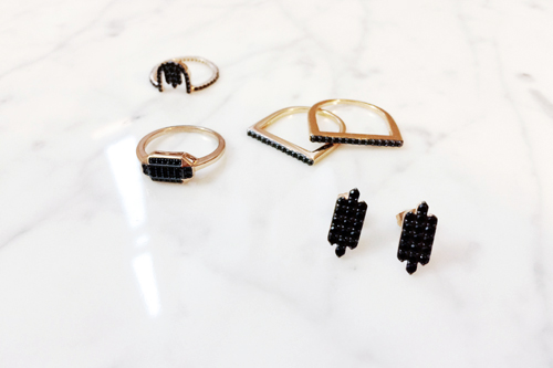 Black Jewelry Edgy Modern