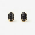 Inked Prism Pavé Post Earring