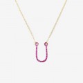 U Ruby Pavé Necklace