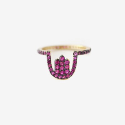 Treasures Ruby Pavé Ring