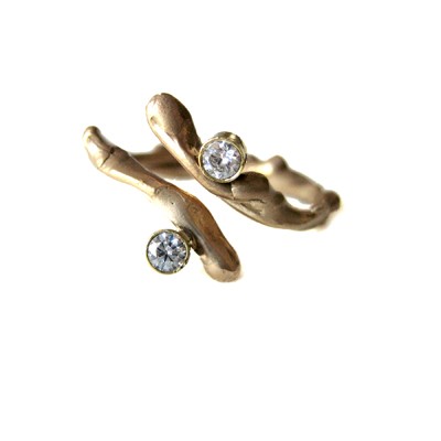 Embrace Ring (Large) with Stones Embrace Ring (Large) with Stones