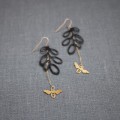 Honey Locust Bee Earring II