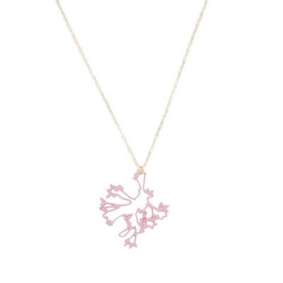 Jasmine Necklace: Blush Pink