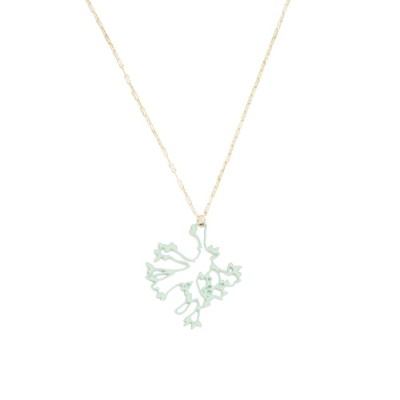 Jasmine Necklace: Mint Green