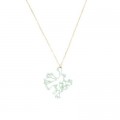 Jasmine Necklace: Mint Green