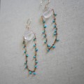 Turquoise Rain Earring - One of a Kind